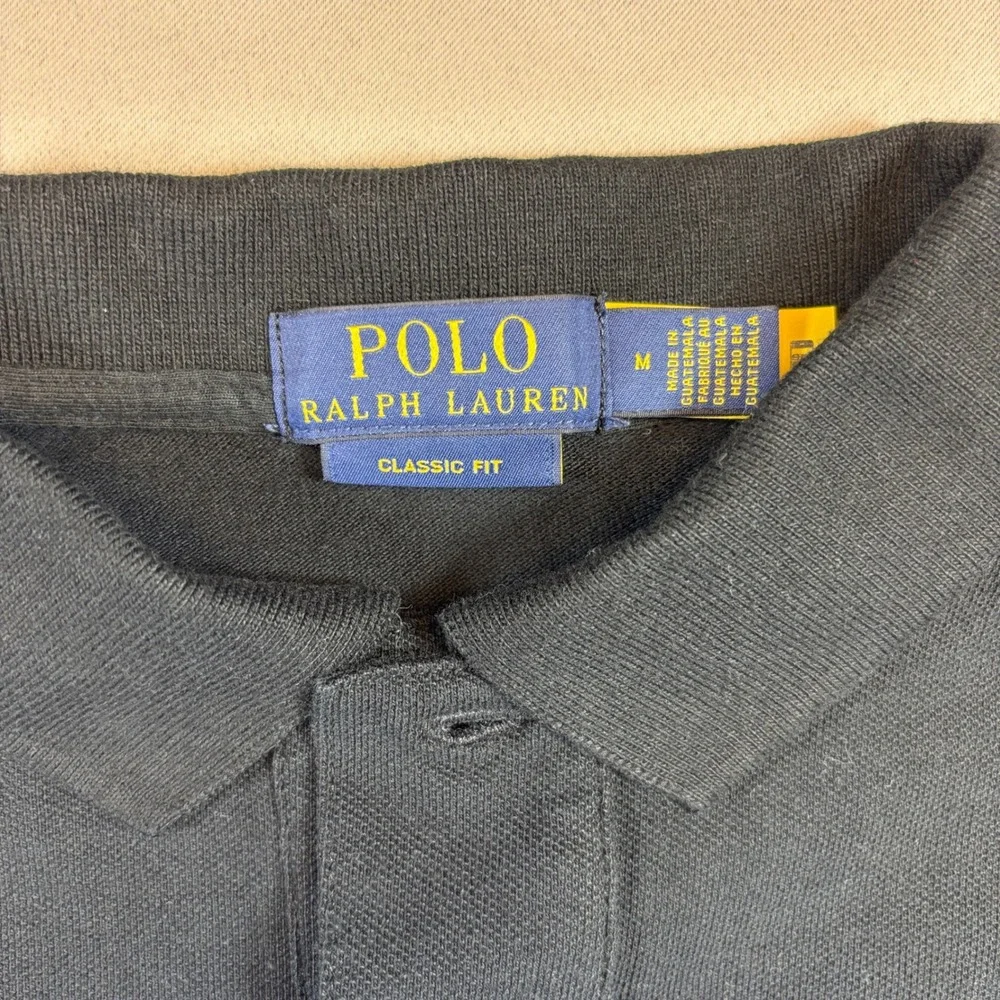 3 Polo Ralph Lauren Polos Men Size M Slim Red Blue Black Short Sleeve Pony Pique